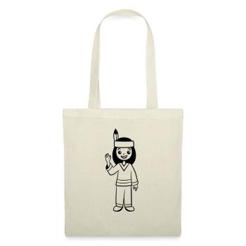 indian boy greeting suess child baby 1c - Tote Bag - nature - Front