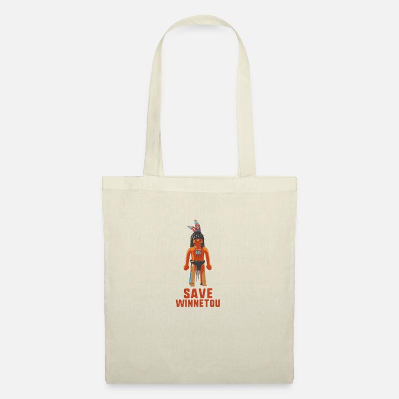 save winnetou,winnetou,indianer,comic - Stoffbeutel - Natur