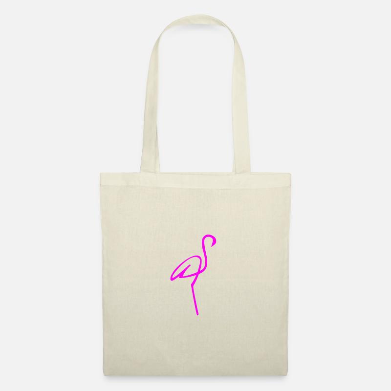 Flamingo - Stoffbeutel - Natur