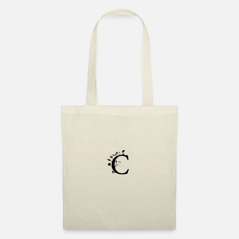 lettering C for first names in C - Tote Bag - nature