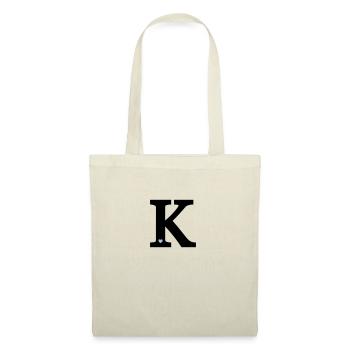 Letter K initial - Tote Bag - nature - Front