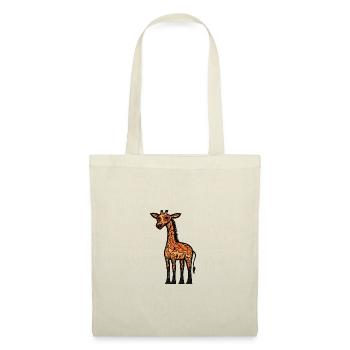 Giraffe Halloween Tier - Stoffbeutel - Natur - Vorne