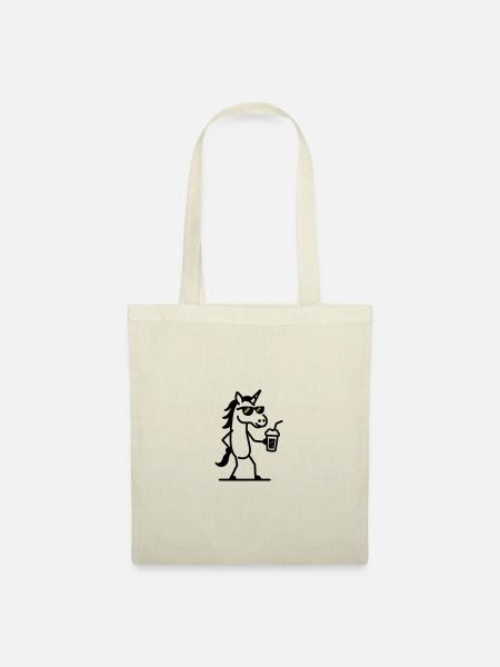 Einhorn Cool Drink - Stoffbeutel - Natur