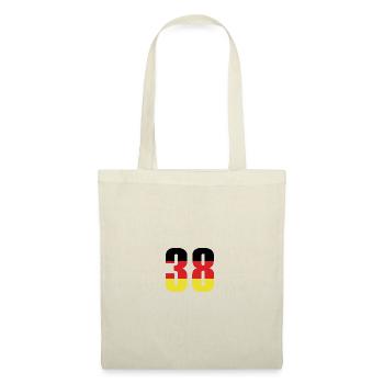 Maillot 38 Numéro Allemagne - Sac en tissu - nature - Devant