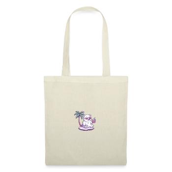 Polar Bear Summer Beach Comic - Tote Bag - nature - Front