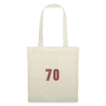 Justaucorps 70 Années-Nombre - Sac en tissu - nature - Devant