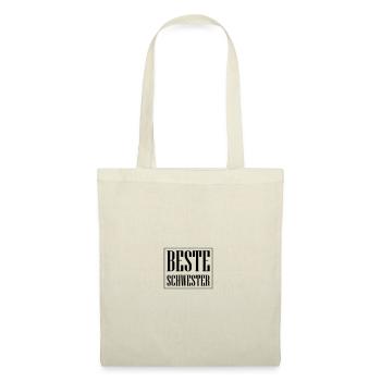 Meilleure sœur - Sac en tissu - nature - Devant