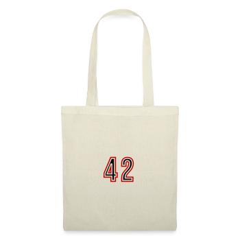 42 Number Years Jersey - Tote Bag - nature - Front