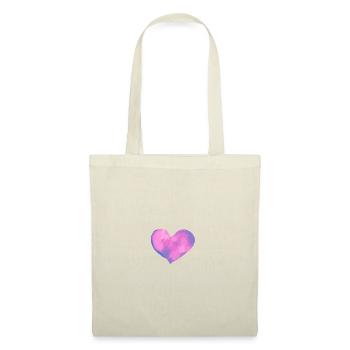Symbole Du Coeur Amour Dans L’amour - Sac en tissu - nature - Devant