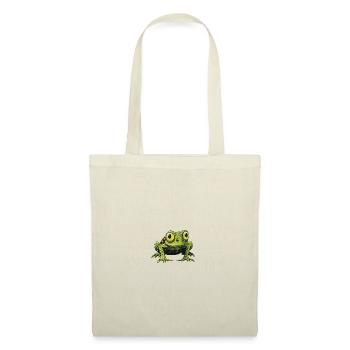 Animal grenouille - Sac en tissu - nature - Devant
