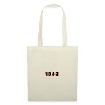 1943 Jahr Geburtstag - Stoffbeutel - Natur - Vorne
