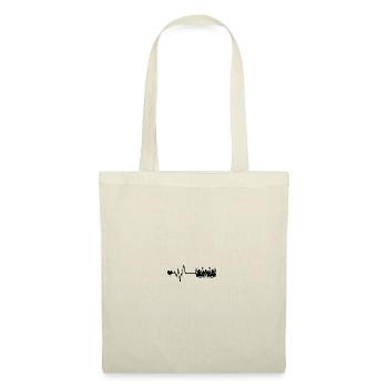 Roi de la Couronne Pulsation Amour - Sac en tissu - nature - Devant