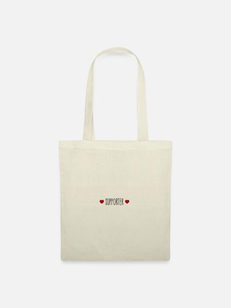 Supporter Herz - Stoffbeutel - Natur