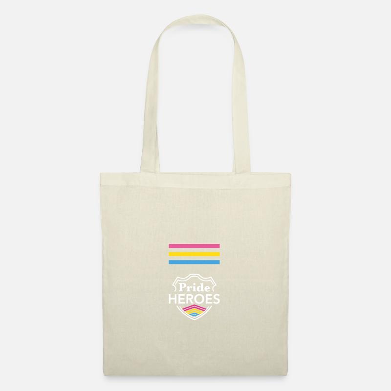 Pan PrideHEROES - Stoffbeutel - Natur