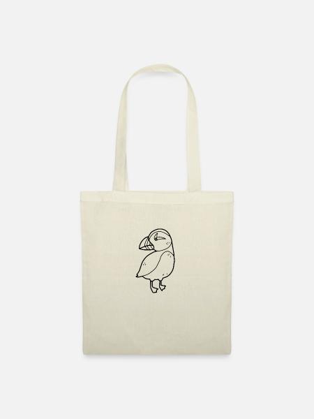 Papageitaucher Puffin - Stoffbeutel - Natur