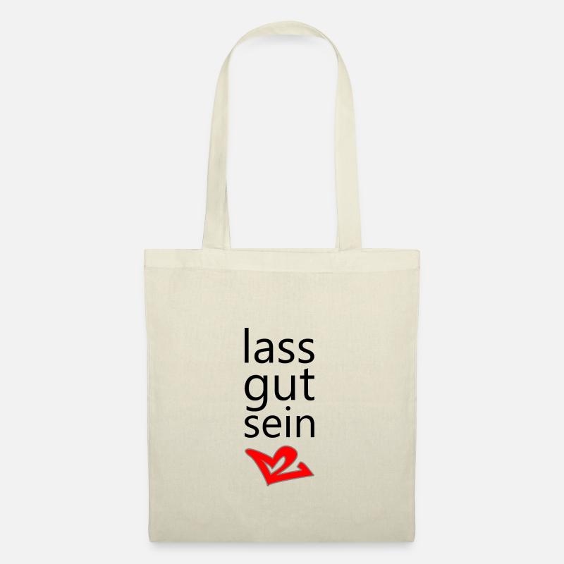 lass gut sein - Stoffbeutel - Natur