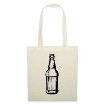 Bouteille de bière Symbole de consommation de bière - Sac en tissu - nature - Devant