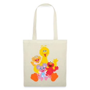 5 Rue Sésame Toccata, Elmo, Abby Cadabby, Zoe - Sac en tissu - nature - Devant