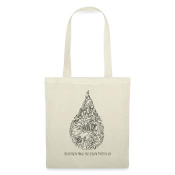 Symbole environnemental avec sort - Sac en tissu - nature - Devant