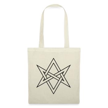 Unicursal hexagram symbole magique mysticisme occulte - Sac en tissu - nature - Devant