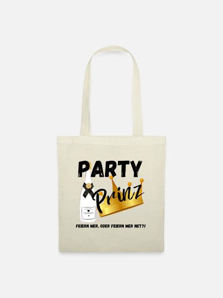 Party Prinz - Stoffbeutel - Natur