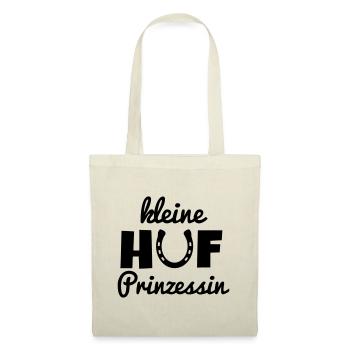 Kleine Huf Prinzessin - Stoffbeutel - Natur - Vorne