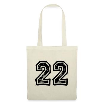22 Nombre de maillot - Sac en tissu - nature - Devant