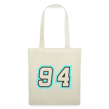 94 Nombre symbole - Sac en tissu - nature - Devant