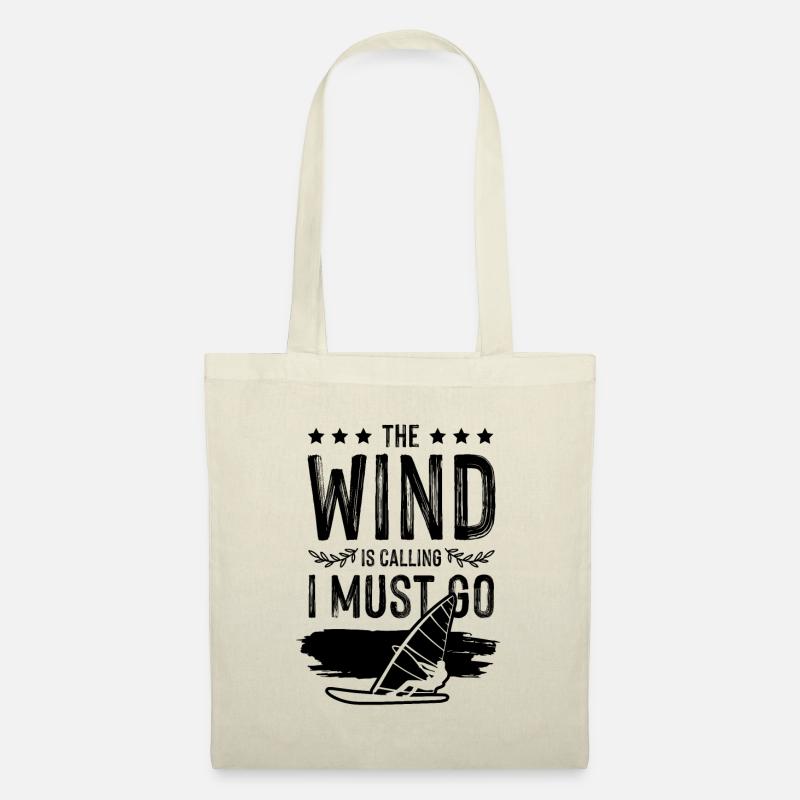 Windsurfing spruch - Stoffbeutel - Natur