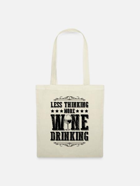 Wine Drinking - Stoffbeutel - Natur