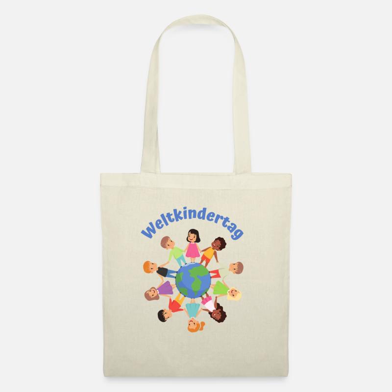 Weltkindertag - Stoffbeutel - Natur