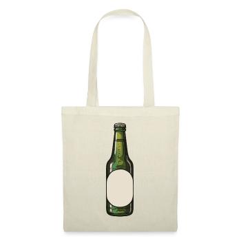 Bouteille de bière Symbole de consommation de bière - Sac en tissu - nature - Devant