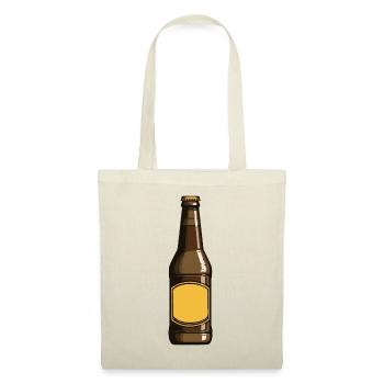 Bouteille de bière Symbole de consommation de bière - Sac en tissu - nature - Devant