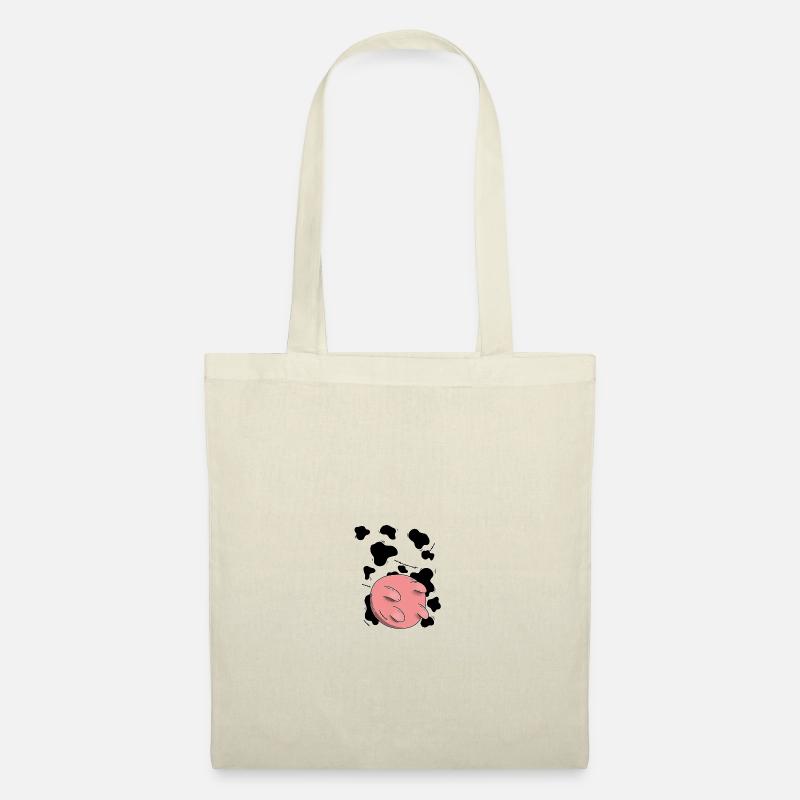 Conception du pis de vache - Sac en tissu - nature