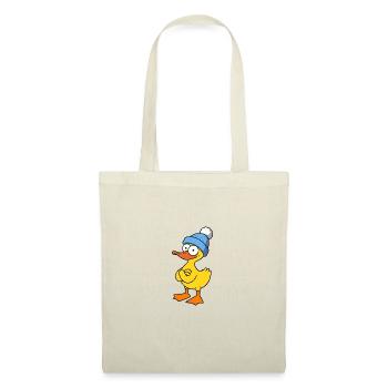 Chapeau de canard canard en caoutchouc jaune - Sac en tissu - nature - Devant