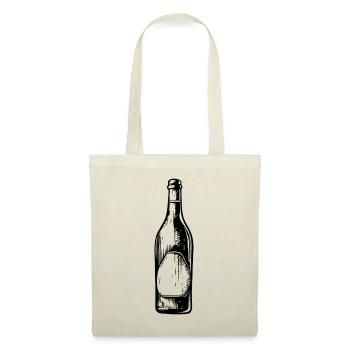 Bouteille de bière Symbole de consommation de bière - Sac en tissu - nature - Devant