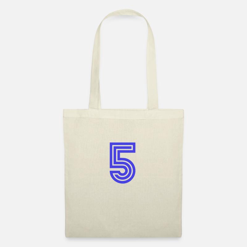 5. 5 JAHRE. 5-JÄHRIGES JUBILÄUM. 5-JÄHRIGES JUBILÄUM. 5. - Stoffbeutel - Natur