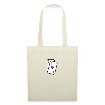 Cards ace of hearts playing cards poker - Tote Bag - nature - Front