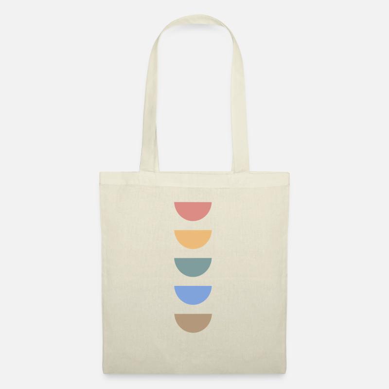 Conception de couleurs rétro - Sac en tissu - nature