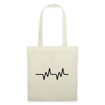 Battement coeur - Sac en tissu - nature - Devant