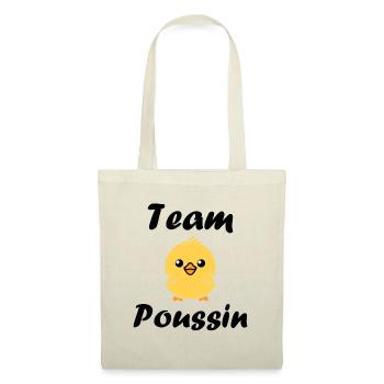 Team poussin - Sac en tissu - nature - Devant