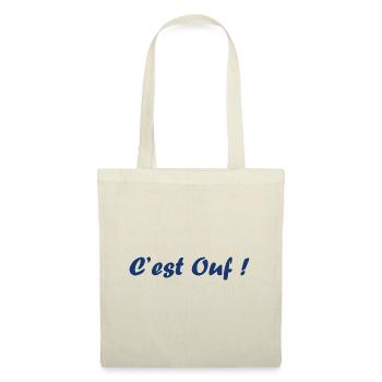 C'est ouf - Sac en tissu - nature - Devant