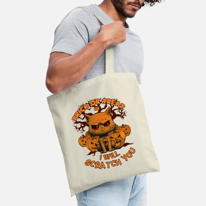 Süßes oder Saures oder ich kratze dich, CAT Stoffbeutel