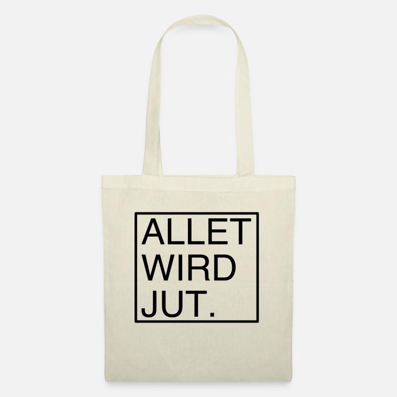 Allet wird jut - Stoffbeutel - Natur