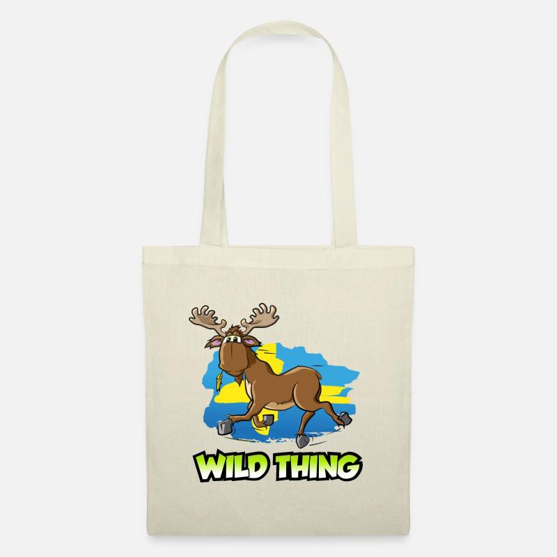 Elch - Wild Thing - Stoffbeutel - Natur