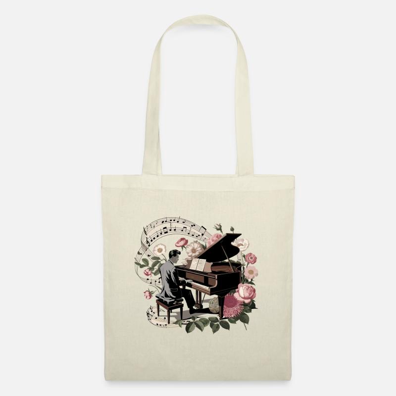 Melodic Symphony Tee - Tote Bag - nature