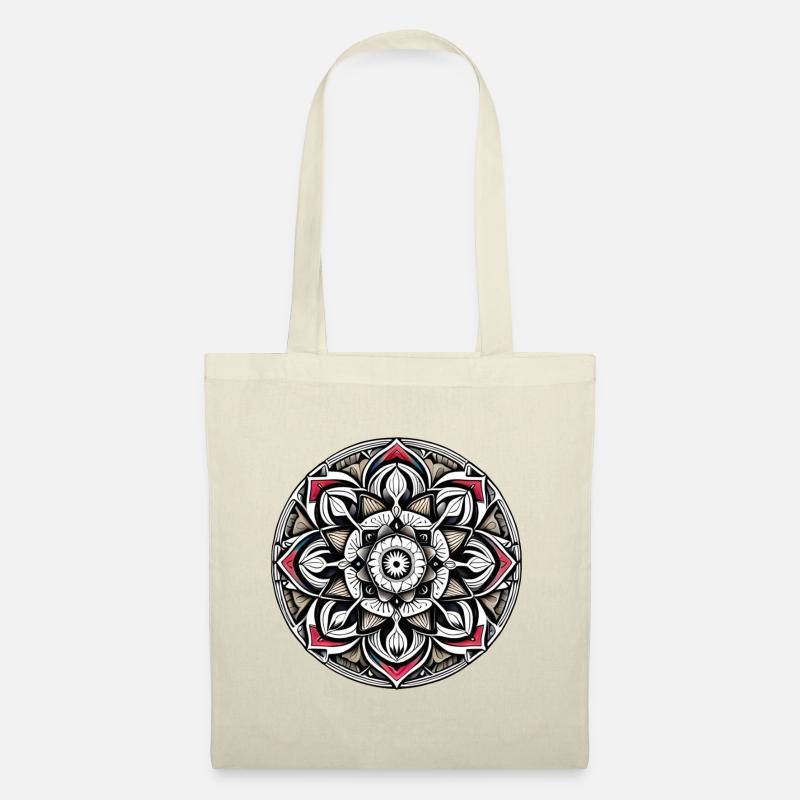 Mandala - Stoffbeutel - Natur