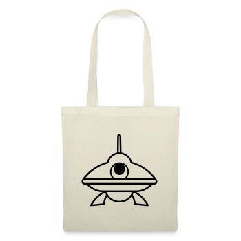 soucoupe volante - Sac en tissu - nature - Devant