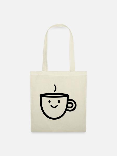 Kaffeebecher - Stoffbeutel - Natur