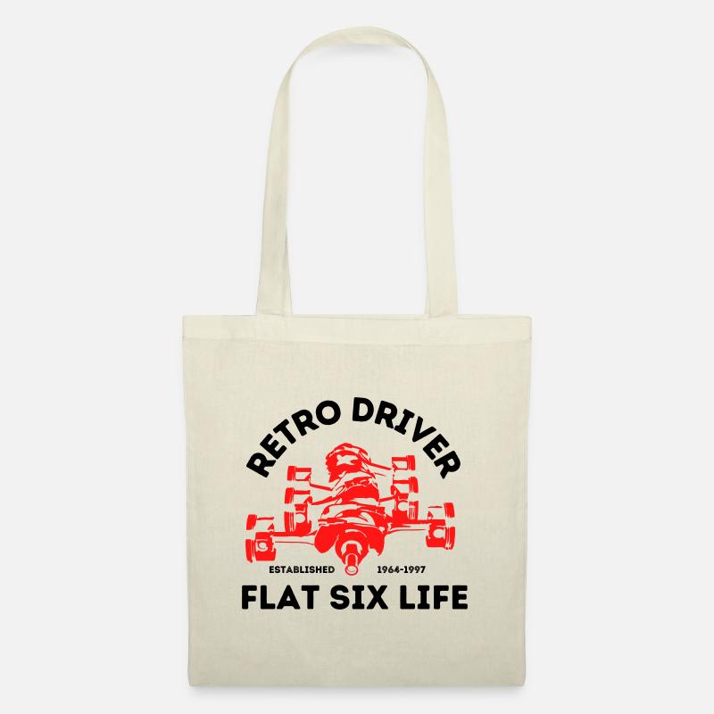 Retro Driver - Boxer Motor - Flat Six Life - Stoffbeutel - Natur
